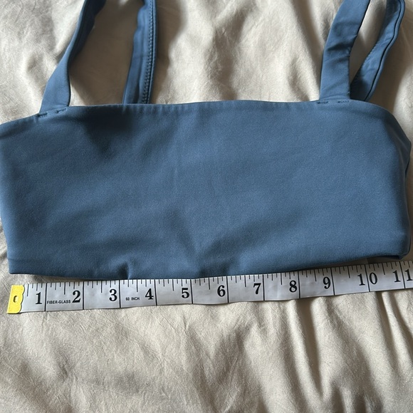 Vuori Evolve Square Neck Bra Women's Uplift Bra in Pool Blue - Picture 11 of 11